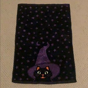 BLACK CAT HALLOWEEN TEA TOWEL